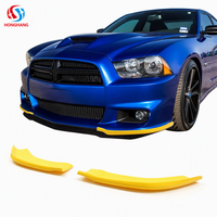 Aggressive Rot-Gelbe ABS Frontsplitter für Dodge Charger SRT 2011-2014 Performance Stoßstangenlippe Spoiler Flügel