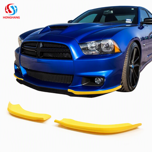 Divisores de Esquina Delanteros Agresivos Rojos y Amarillos de ABS para <span class=keywords><strong>Dodge</strong></span> Charger <span class=keywords><strong>SRT</strong></span> 2011-2014, Alerón de Parachoques de Alto Rendimiento - Product Image 2