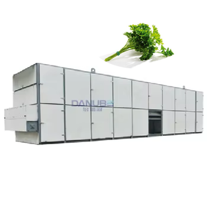 24 Hours Working Continuous Vegetable Parsley Leave Mesh Belt Dryer Vegetable Drying Production <b>Line</b> - Product Image 1