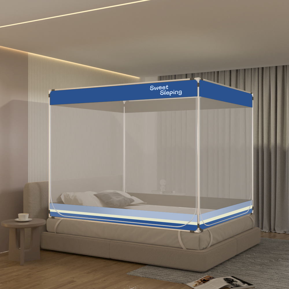 Double porte bleue nordique