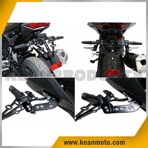 Luz trasera de freno LED Universal para motocicleta, señal de giro, soporte para matrícula, alta calidad - Product Image 6