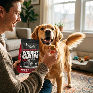 Kingcube - Golosinas Blandas de Alta Calidad para Aumentar Peso en Perros, Suplementos de Proteína para el Desarrollo Muscular de Cachorros, para <span class=keywords><strong>Bully</strong></span>, <span class=keywords><strong>Pitbull</strong></span> y Todas las Razas - Product Image 6