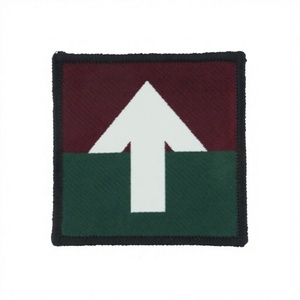 5 Airborne Brigade-Pathfinders (Arrow Maroon) Tissu en toile tissée légère brodé noir et marron, pour cadeaux DZ de parachutisme, à coudre - Product Image 5