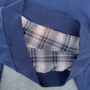 Custom Manufacturer's Double-Layer Reversible <b>Flannel</b> Hoodie Boxy Zipper Plaid <b>Jacket</b> for Men Women 100% Cotton Heavyweight Drop - Product Image 2