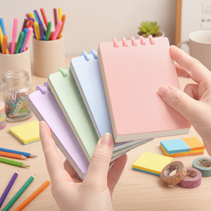 Mini Taccuino A7 Ricaricabile con Paletta Colori Morandi, Rilegatura a Spirale, 60 Fogli, Diario da Viaggio Estetico per <span class=keywords><strong>Donne</strong></span> - Product Image 4