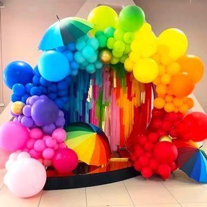 Kit de Guirnalda de Globos Multicolor Arcoíris, Globos de Látex Mate <span class=keywords><strong>para</strong></span> Fiestas Infantiles, Artículos <span class=keywords><strong>para</strong></span> Fiestas Temáticas de <span class=keywords><strong>Circo</strong></span> - Product Image 2