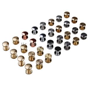 Toptan düz kubbeli kafa katı pirinç deri kemer vida - Product Image 1