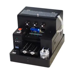 A4 UV with varnish UV DTF printer with free software for printing Bottle pen phone case a4 uv flatbed printer