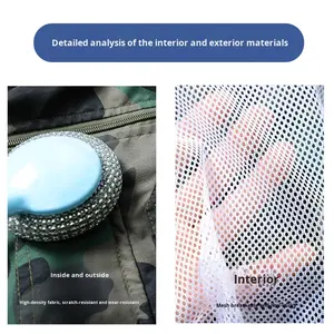 ملابس عمال البناء والتبريد الصيفي تكييف الهواء وحماية سلامة العمل للرجال والنساء ملابس السلامة - Product Image 3