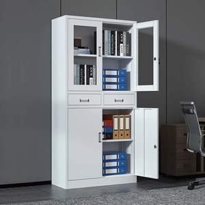 Xindalong Filing <b>Cabinet</b> 3 Floors Steel Lockable Office Document Storage <b>Cabinet</b> Modern Minimalist Style - Product Image 2