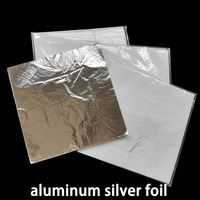 100 pièce/sac 14x14cm/feuille cuivre feuille d'or feuille d'argent/or rose pour manucures résines époxy, meubles et décoration de la maison