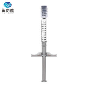 Suntikan Kaca Luer Lock 1ml 2.25ml 3ml 5ml 10ml dengan Plunger Pelepas Udara Logam - Product Image 2