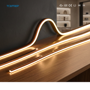 24VDC Side Emitting <b>COB</b> <b>LED</b> <b>Strip</b> 24V DC Dotless High CRI 480led Seamless Linear Lighting for Projects - Product Image 1