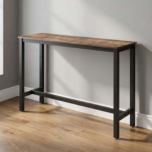 Wholesale High Quality <b>Rustic</b> Solid Wood <b>Console</b> <b>Table</b> Wooden Bar <b>Table</b> for Living Room Apartment & Hotel Use Easy Clean - Product Image 3