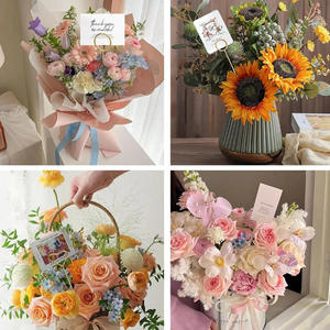 10 pièces carte postale Clip métal bricolage cartes support <span class=keywords><strong>étoile</strong></span> ronde coeur forme fleur gâteau porte-carte de voeux pour la saint valentin fête d'anniversaire - Product Image 5