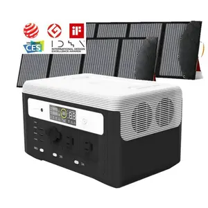 Goedkope Prijs Functionele Zonne-Generator Dc Ac 220V 600W/700W/1200W/2200W Draagbare Power Station Voor Outdoor Kamperen