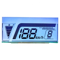 Pabrik Produsen Harga Rendah Odometer Kustom VA VATN Layar LCD Skuter Modul Layar LCD Speedometer Digital Sepeda Motor