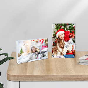 40 gói 4x6 inch 20mm Độ dày rõ ràng từ khung ảnh <span class=keywords><strong>Acrylic</strong></span> khung ảnh <span class=keywords><strong>Acrylic</strong></span> khung đứng cho Máy tính để bàn hiển thị - Product Image 6