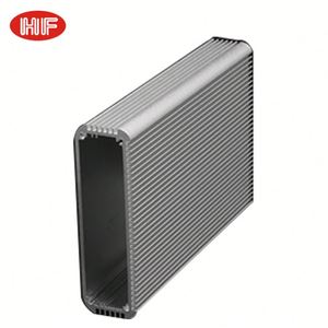 Industrial Aluminum <b>Enclosure</b> Custom Oxidized Anodized Extrusion Electronic Amplifier Power Audio <b>Enclosure</b> Housing IP54 Silver - Product Image 6