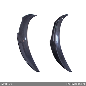สำหรับ E71 PSM สไตล์คาร์บอนไฟเบอร์ สปอยเลอร์หลัง ปี 2007-2014 - Product Image 3