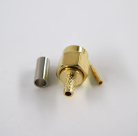 Connecteur coaxial RF SMA mâle à sertir pour câble RG316