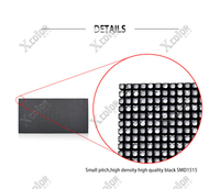 Module LED SMD d'intérieur anti-scintillement à taux de rafraîchissement élevé, panneau d'affichage LED fiable pour églises et salles de banquet