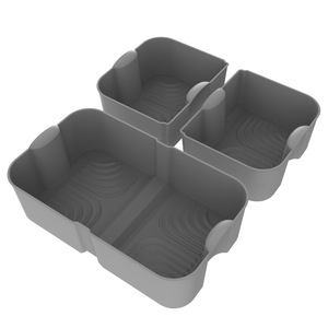 Rectangle Réutilisable Friteuse À Air Alimentaire Sûr Friteuse À Air Silicone Pot Panier Doublure Silicone Plat De Cuisson Pour <span class=keywords><strong>Ninja</strong></span> Double <span class=keywords><strong>Airfryer</strong></span> - Product Image 5