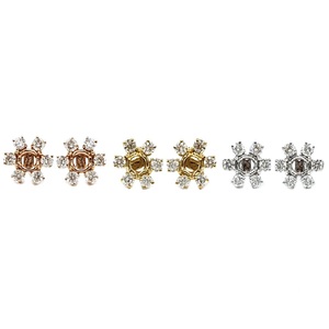 เครื่องประดับที่ยอดเยี่ยมคุณภาพสูง14K แข็งสีเหลืองทองวินเทจต่างหูเพชรธรรมชาติทำด้วยมือต่างหูสำหรับผู้หญิง - Product Image 4