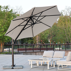 Parasol de luxe commercial pliable et imperméable pour patio, cuisine, cour et usage extérieur - Grande taille DC-UP-107 Parasols de patio Ba - Product Image 1