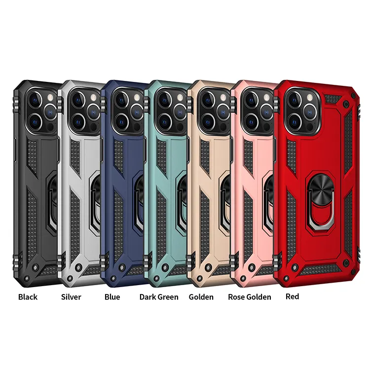 Shockproof Rugged Hard Armor Hybrid Rubber Hard Phone Case For phone 12/13/14 pro max Cell Phone Case