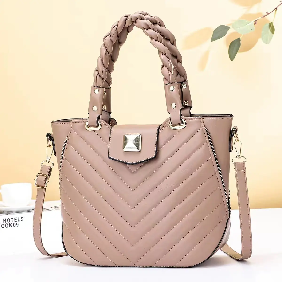 Factory direct new shoulders across large-capacity ladies bag leisure fashion simple soft hand forth foreign trade wholesale
