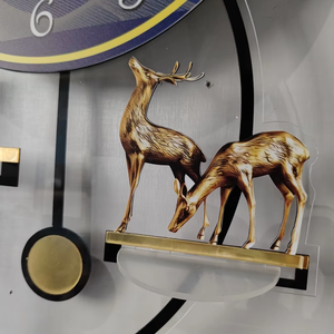 Reloj Decorativo de Pared Moderno para Sala de Estar, 75X40CM, con Luz Nocturna LED, Personalizable, Envío Rápido DDP - Product Image 6