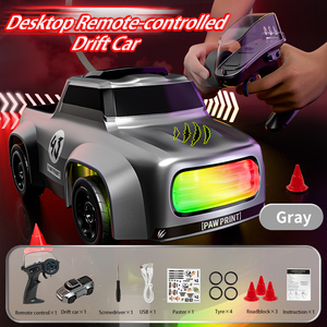 Nouveau produit 2.4g 1/64 échelle Mini Rc multifonctionnel cascadeur dérive course jouet voiture télécommandée pour enfants avec lumières - Product Image 5