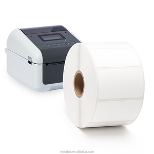 Rollo de Etiquetas de Papel Térmico Directo <span class=keywords><strong>Brother</strong></span> RD-S05E1, 51x26mm, 1500 Etiquetas/rollo, Núcleo de 40mm, para Impresoras de la Serie RJ <span class=keywords><strong>TD</strong></span> - Product Image 1
