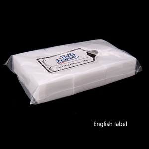 Lingettes en papier pelucheuses professionnelles, pour application de vernis à ongles Gel, douces, 600 pièces, 1 paquet - Product Image 5