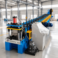 Machine de formage de gouttières entièrement automatique à grande vitesse et haute précision pour toitures en acier, fabriquée en usine en Chine