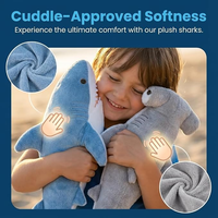 Peluche personnalisée mignonne en forme de requin martille, rembourrée en coton PP, certifiée sûre, à partir de 2 ans, marque LINK, unisexe