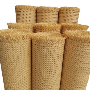 14 pouces de large PE osier bande rotin panier abat-jour matière première plastique maille ouverte rouleau rotin canne sangle - Product Image 1