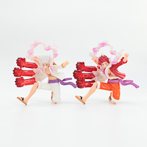 2 Designs 15.5cm Pirate King Luffy Sun God Battle Nika Action Figure <span class=keywords><strong>Anime</strong></span> <span class=keywords><strong>Manga</strong></span> PVC Figure Toy Home Desk Ornaments - Product Image 1