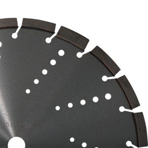 Disco Diamantato Segmentato Saldato al Laser LDS da 14" (350mm) e 16" (400mm) con Scanalatura Inclinata per Taglio di Calcestruzzo, Asfalto, Strade, Muratura e Pietra - Product Image 2