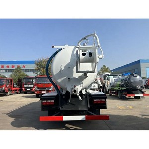 Camion de nettoyage des eaux usées 4X2 Dongfeng 6 tonnes, camion à vide pour égouts - Product Image 3