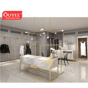 Signore Negozio di Abbigliamento Interior Design Mobili Boutique Negozio di Abbigliamento Rack Negozio di Idee di Design Per Negozio di Abbigliamento - Product Image 1