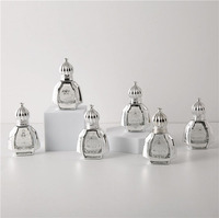 Bouteille d'huile essentielle personnalisée de luxe, flacon à roulettes doré/argenté de 10ml
