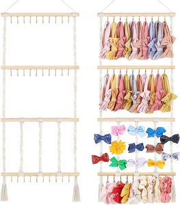 Support pour bandeaux, porte-nœuds pour filles, organisateur de bandeaux en macramé, porte-<span class=keywords><strong>accessoires</strong></span> pour cheveux - Product Image 1