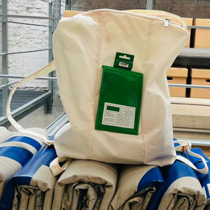 Borsa a tracolla impermeabile con manico airbag riciclato borsa a tracolla ultra leggera - Product Image 5