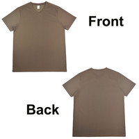 T-shirt pour homme POD à col en V, mélange coton et polyester, manches courtes, pull-over décontracté, coupe slim, t-shirt d'été pour homme, vente en gros