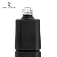 Vernis à ongles gel UV LED OEM ODM 11 ml, à base d'huile, cosmétique, flacon en verre noir