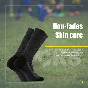 Lot de 3 paires de chaussettes en laine mérinos pour hommes pour la randonnée en plein air, la randonnée et le <span class=keywords><strong>trail</strong></span>. - Product Image 3