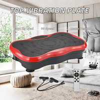 Plateforme vibrante oscillante avec télécommande, bandes de résistance, écran LCD, appareil de fitness pour entraînement et amincissement
