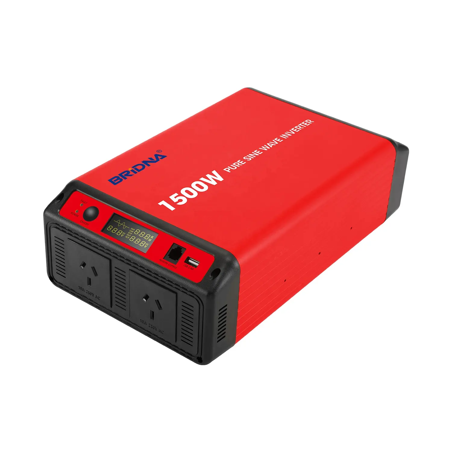 1500 w dc 12v 24v 48v a 240v ac 1500 watt onda sinusoidale pura power inverter per la casa e l'uso esterno